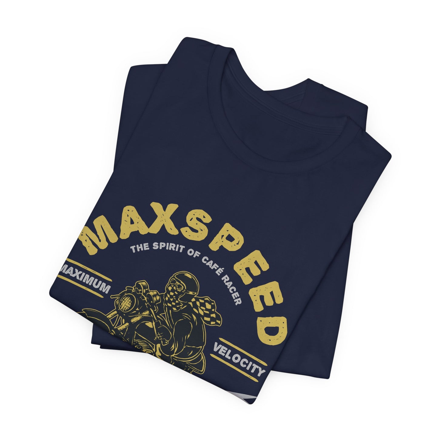 Maxspeed, The Spirit of Cafe Racer - Unisex Jersey Short Sleeve Tee - 13636