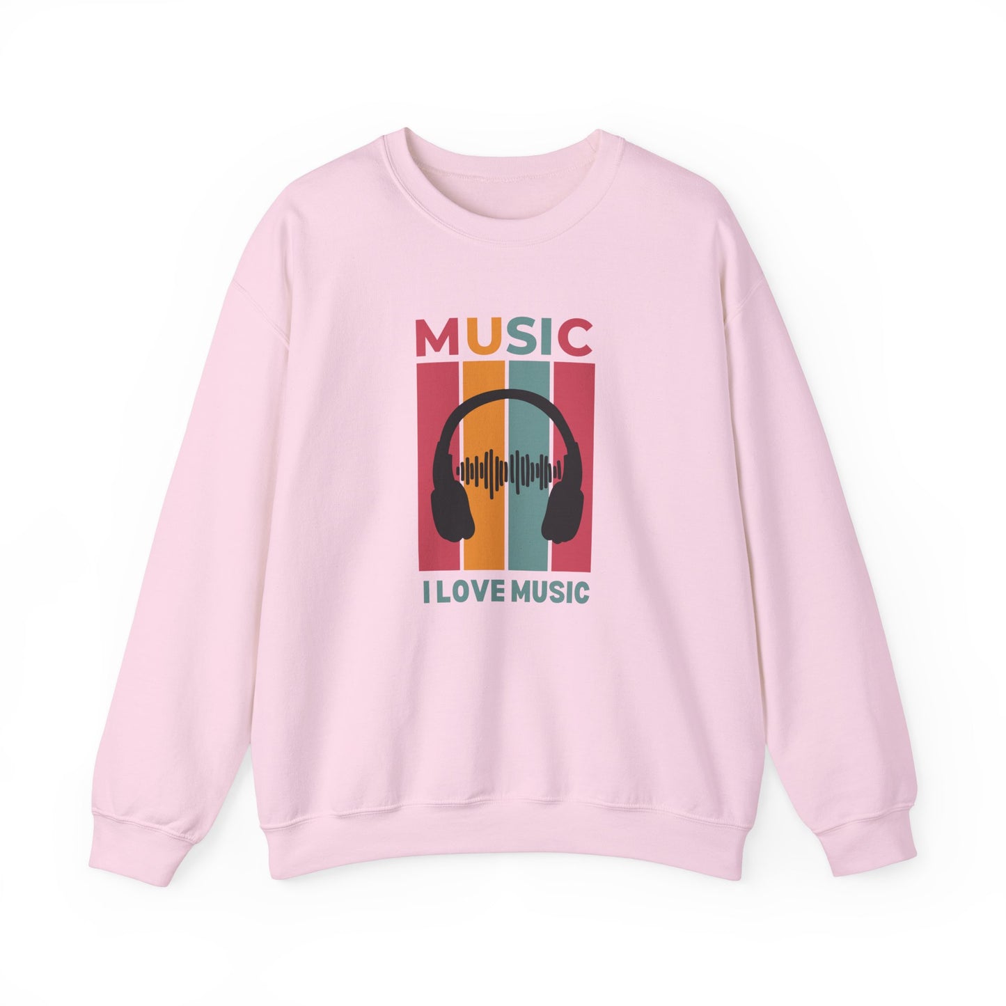 I Love Music - Unisex Heavy Blend™ Crewneck Sweatshirt - 10599