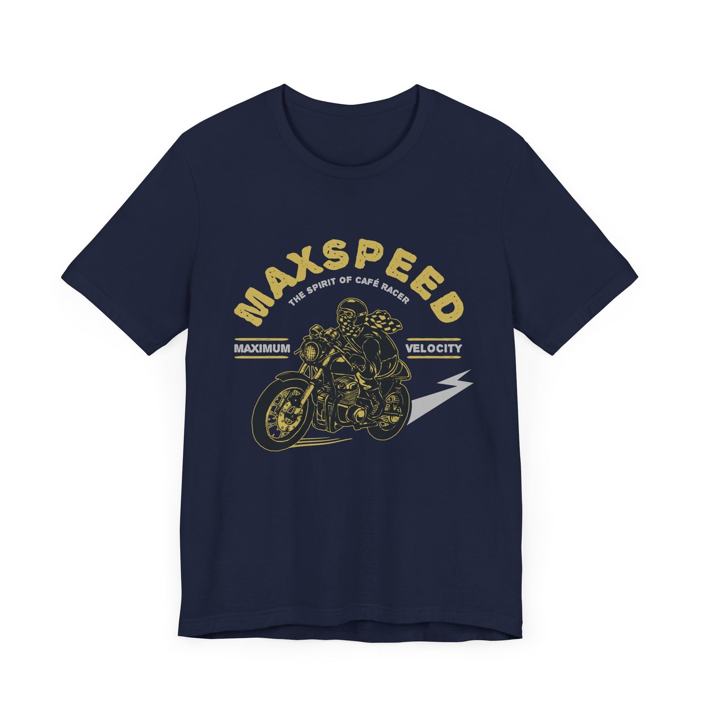Maxspeed, The Spirit of Cafe Racer - Unisex Jersey Short Sleeve Tee - 13636