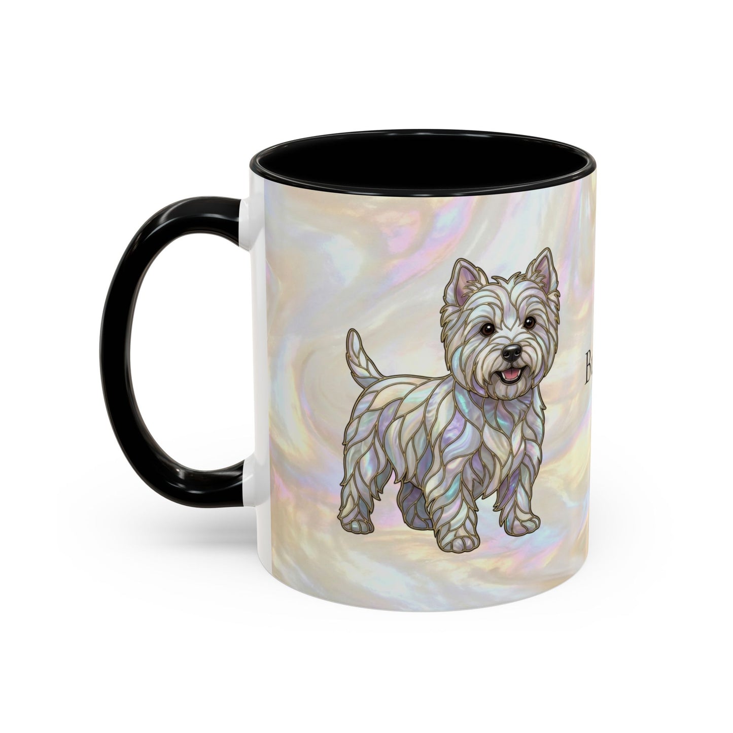Westie Accent Coffee Mug – Stained Glass Design 11/15oz - 14650