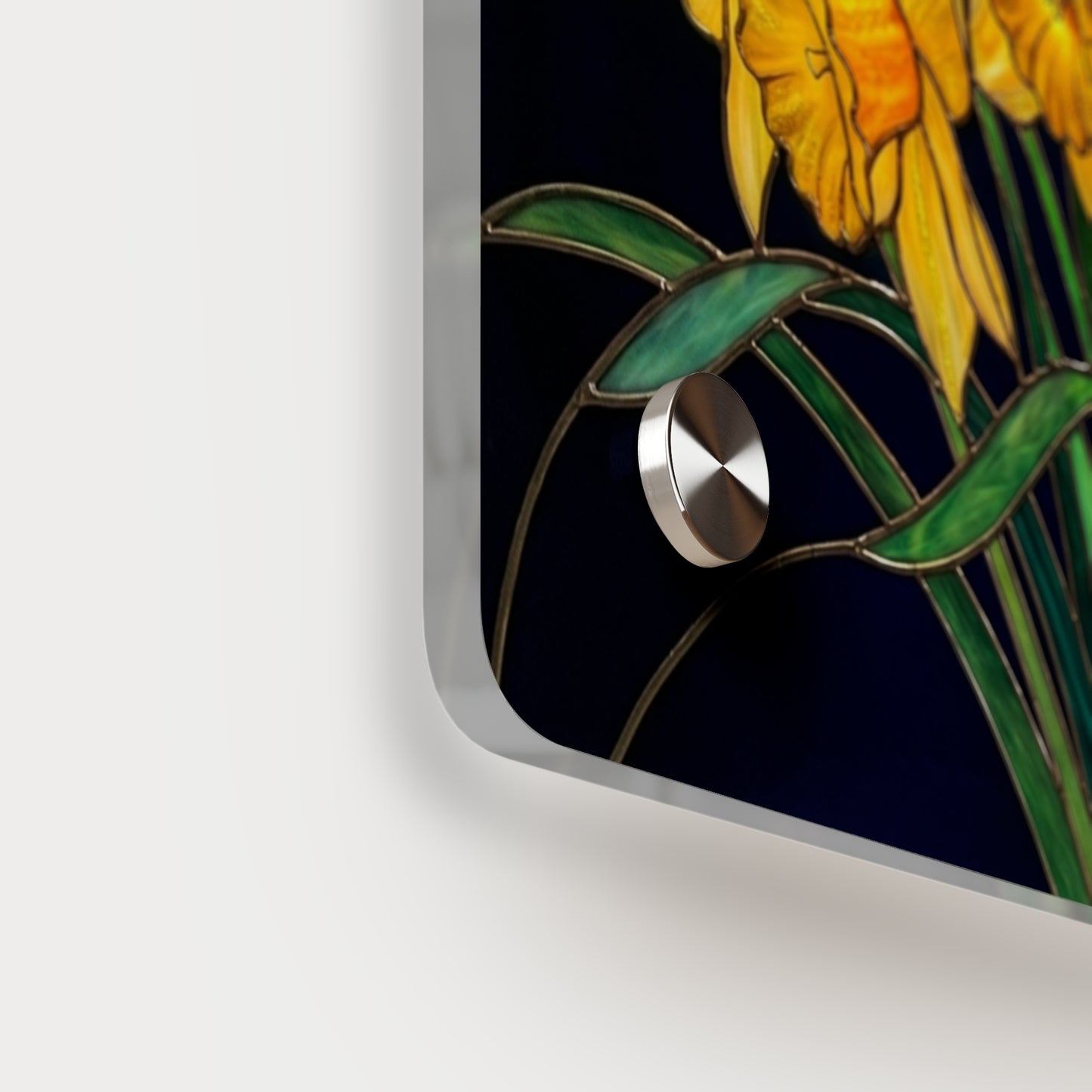 Daffodil Floral Acrylic Wall Art Panel - 14601