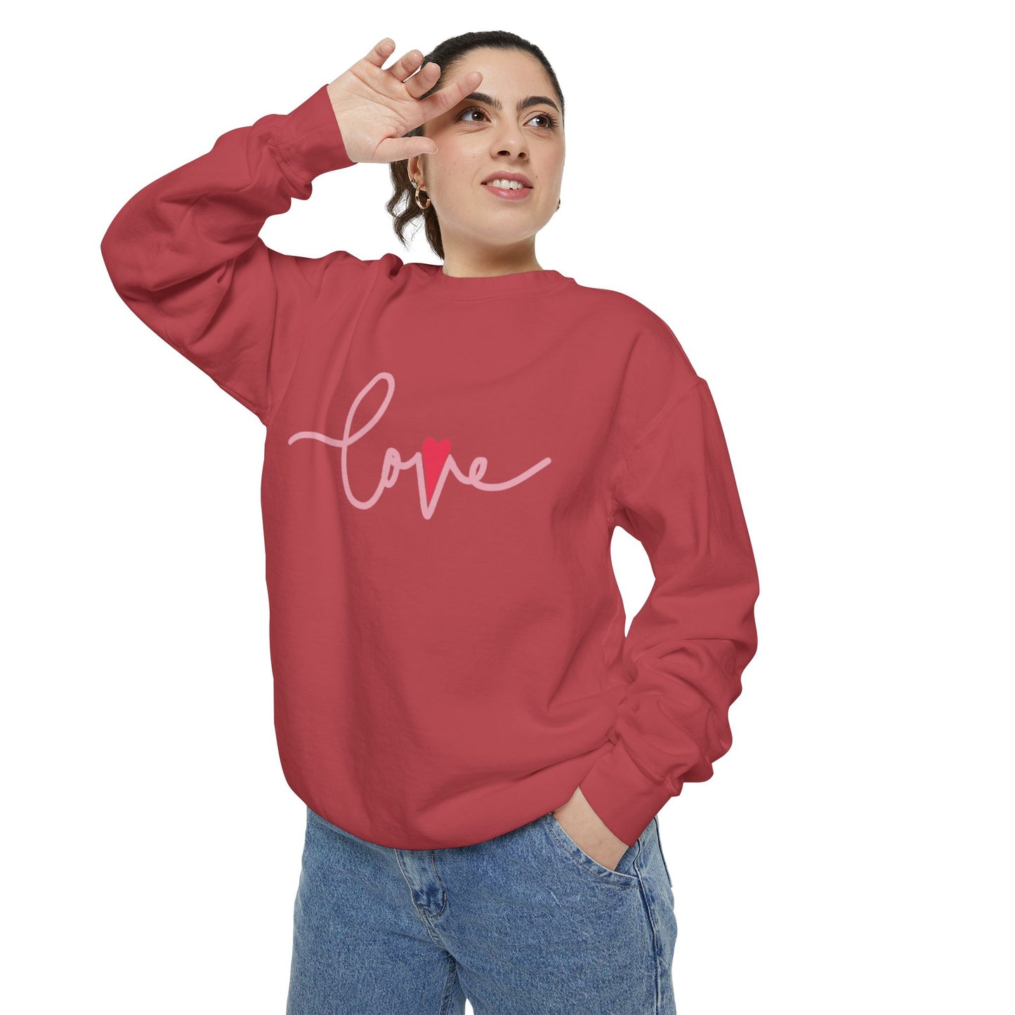 Love - Unisex Garment-Dyed Sweatshirt - 11476