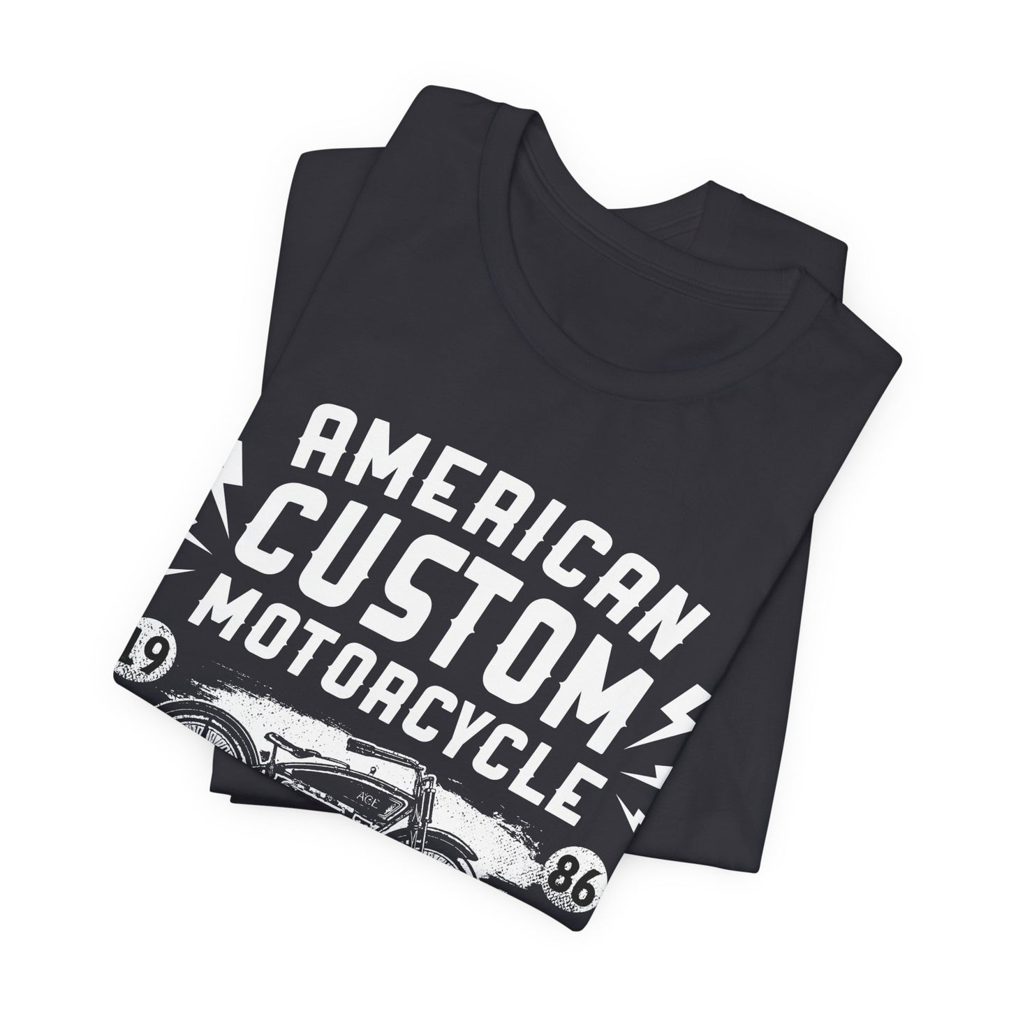 American Custom Motorcycle - Unisex Jersey Short Sleeve Tee - 13402