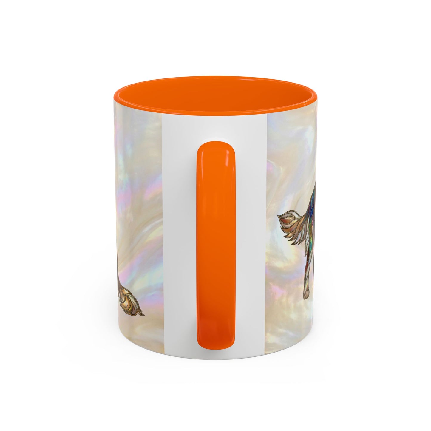 Personalized Golden Retriever Coffee Mug - Stained Glass Design 11/15oz - 14534