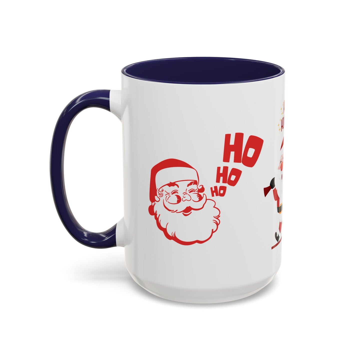 Santa, Ho Ho Holidays  - Accent Coffee Mug (11, 15oz)