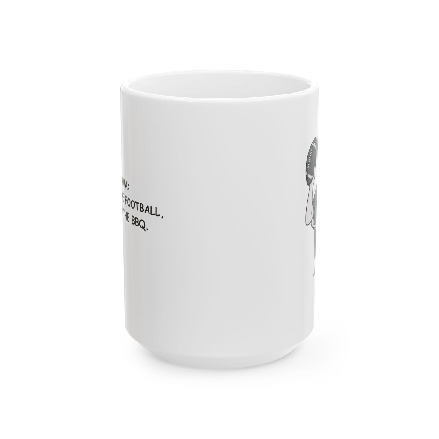 "Alabama: Come for the football, stay for the BBQ." Ceramic Mug - 12822