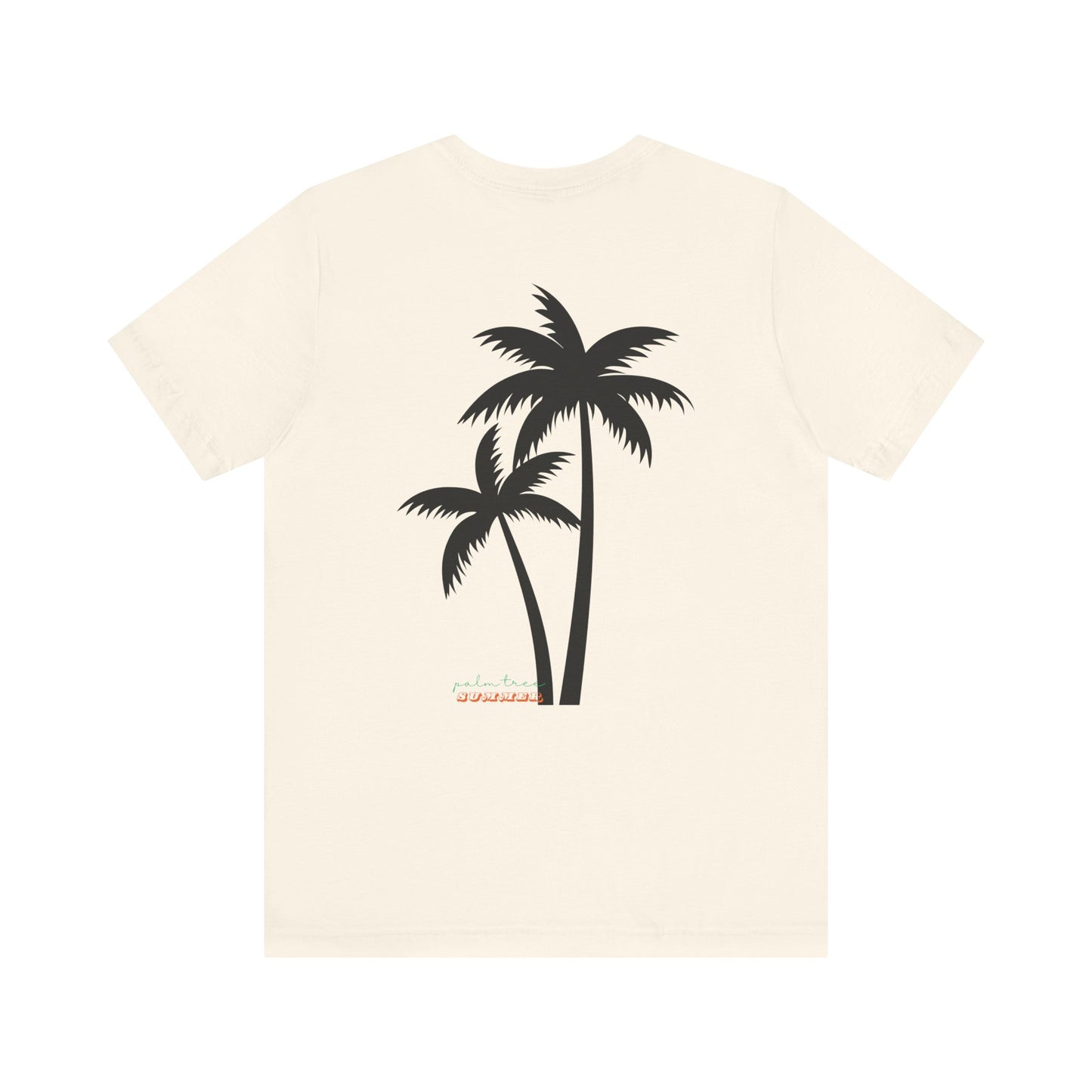 Summer, Palm Tree - Unisex Jersey Short Sleeve Tee