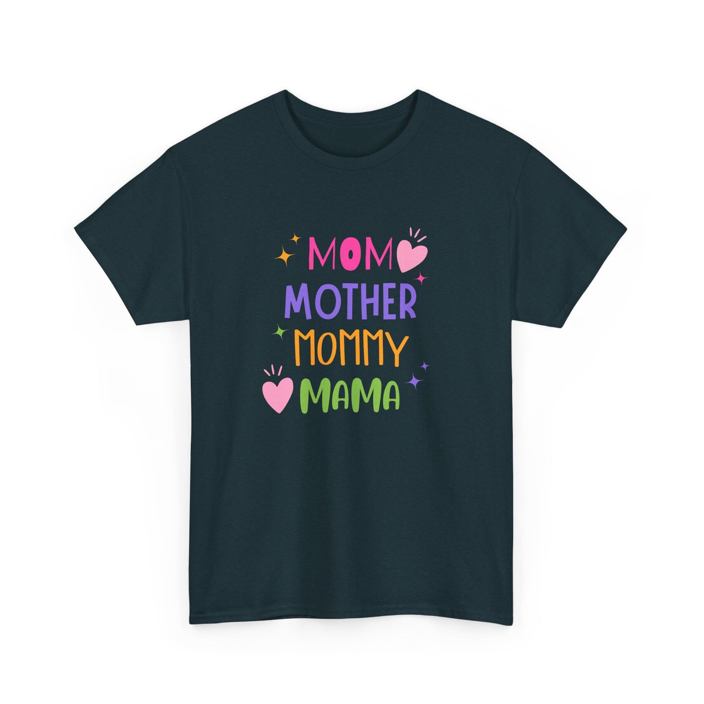 Mom, Mama, Mummy, Mother - Unisex Heavy Cotton Tee - 11715