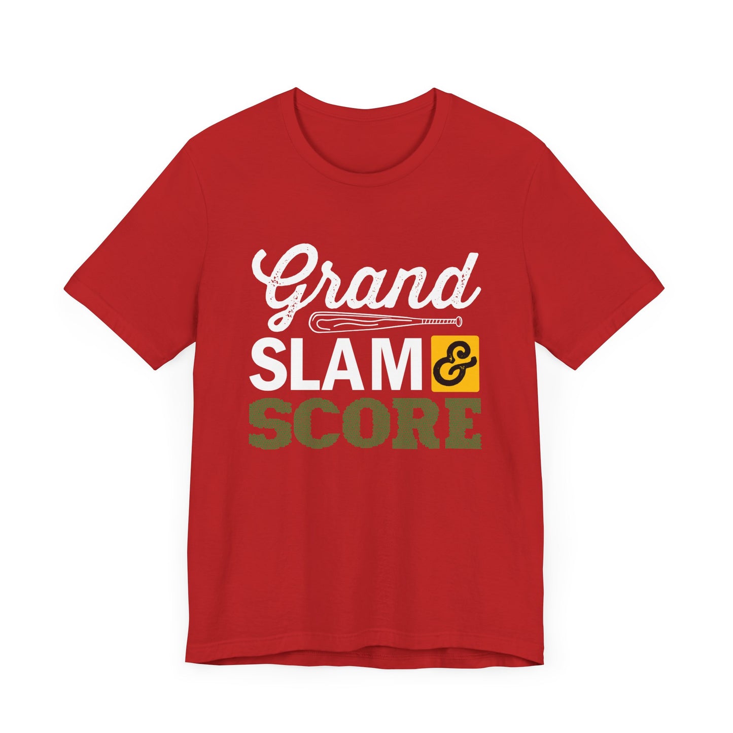 Baseball: Grand Slam & Score - Unisex Jersey Short Sleeve Tee