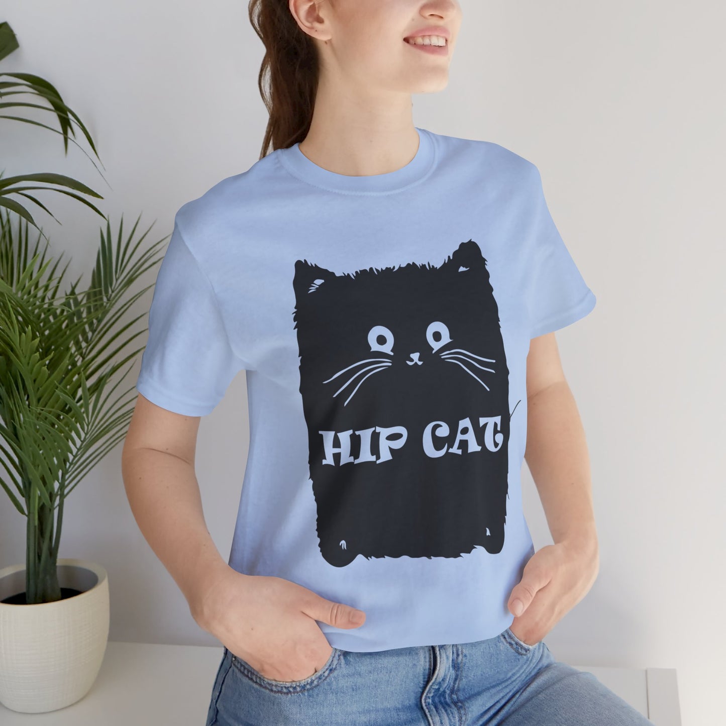 Hip Cat - Unisex Jersey Short Sleeve Tee