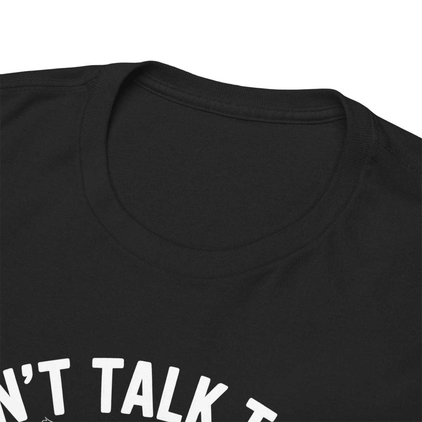 Funny Cat Coffee T-Shirt – “Don’t Talk To Me Before Coffee” Graphic Tee | Cute Grumpy Cat Shirt Gift - 14842