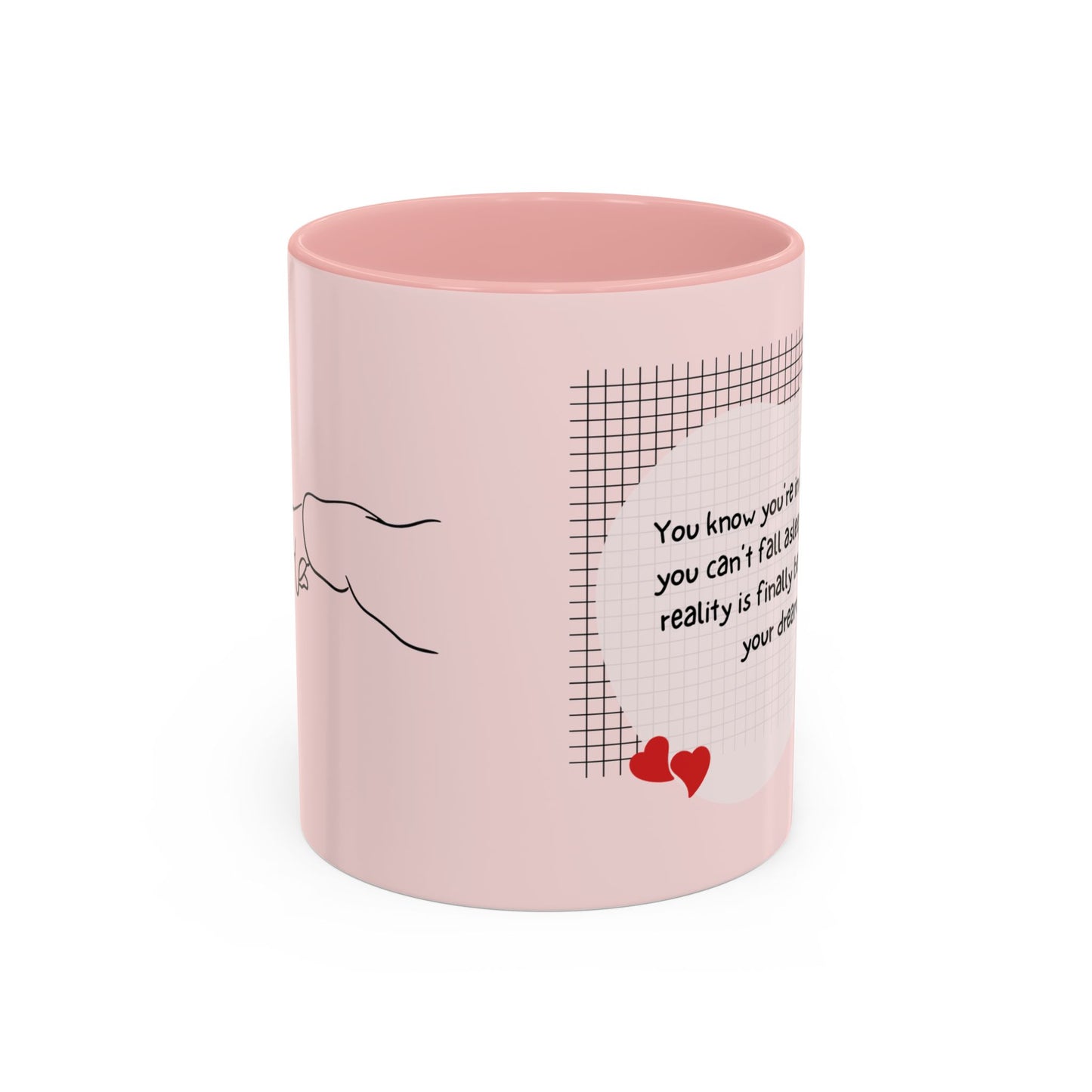 You Know You're in Love When You Can't Fall Asleep - Accent Coffee Mug (11, 15oz) - 11126