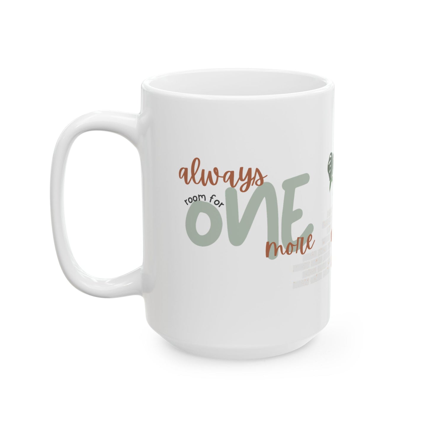 Always Room for One More Dog-Themed Ceramic Mug - Perfect for Pet Lovers, Home Decor, Gift for Dog Owners, Coffee Lover's Collection - 14163