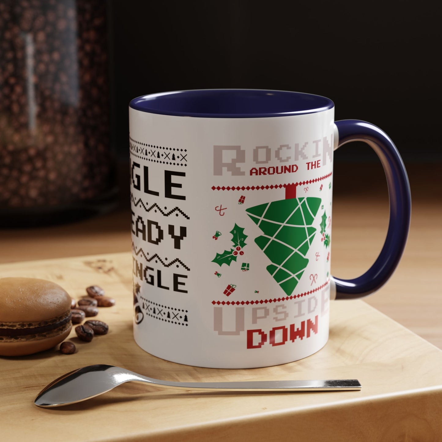 Single and Ready to Jingle - Accent Coffee Mug (11, 15oz)