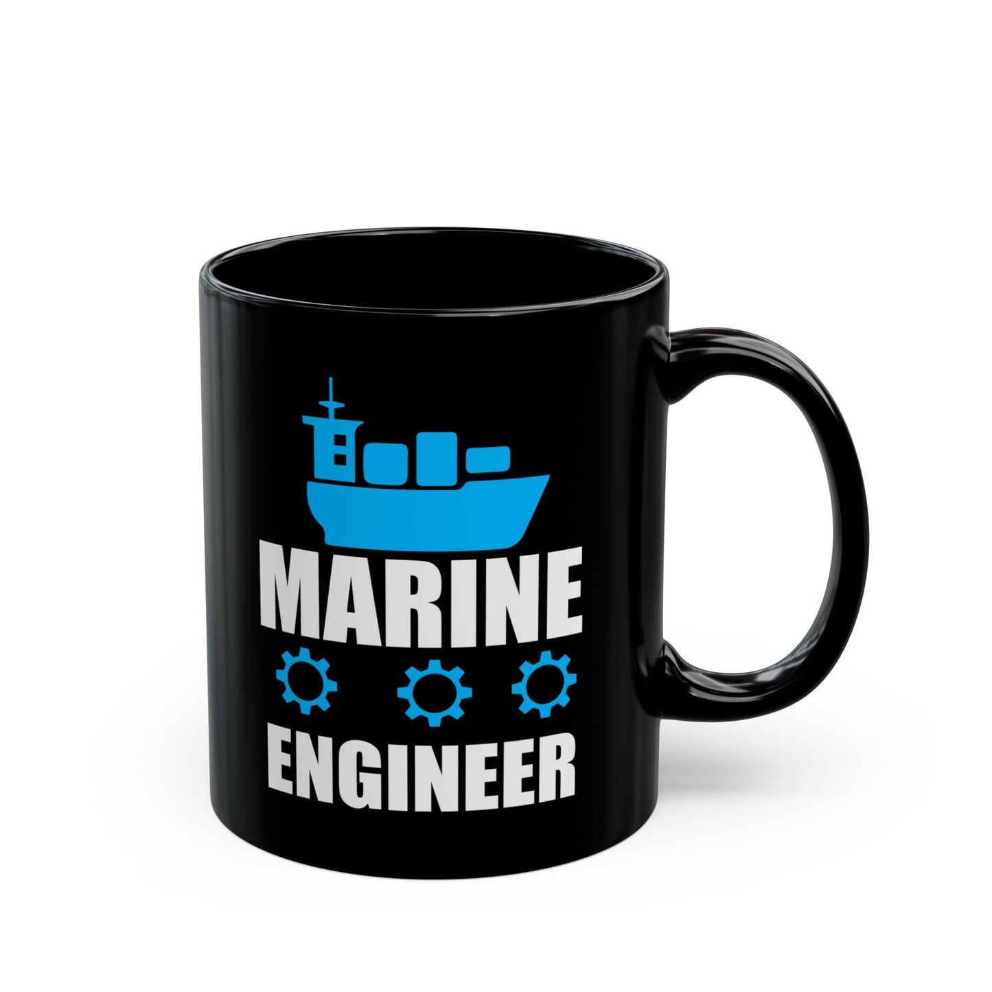 Marine Engineer - Black Mug (11oz, 15oz) - 13574