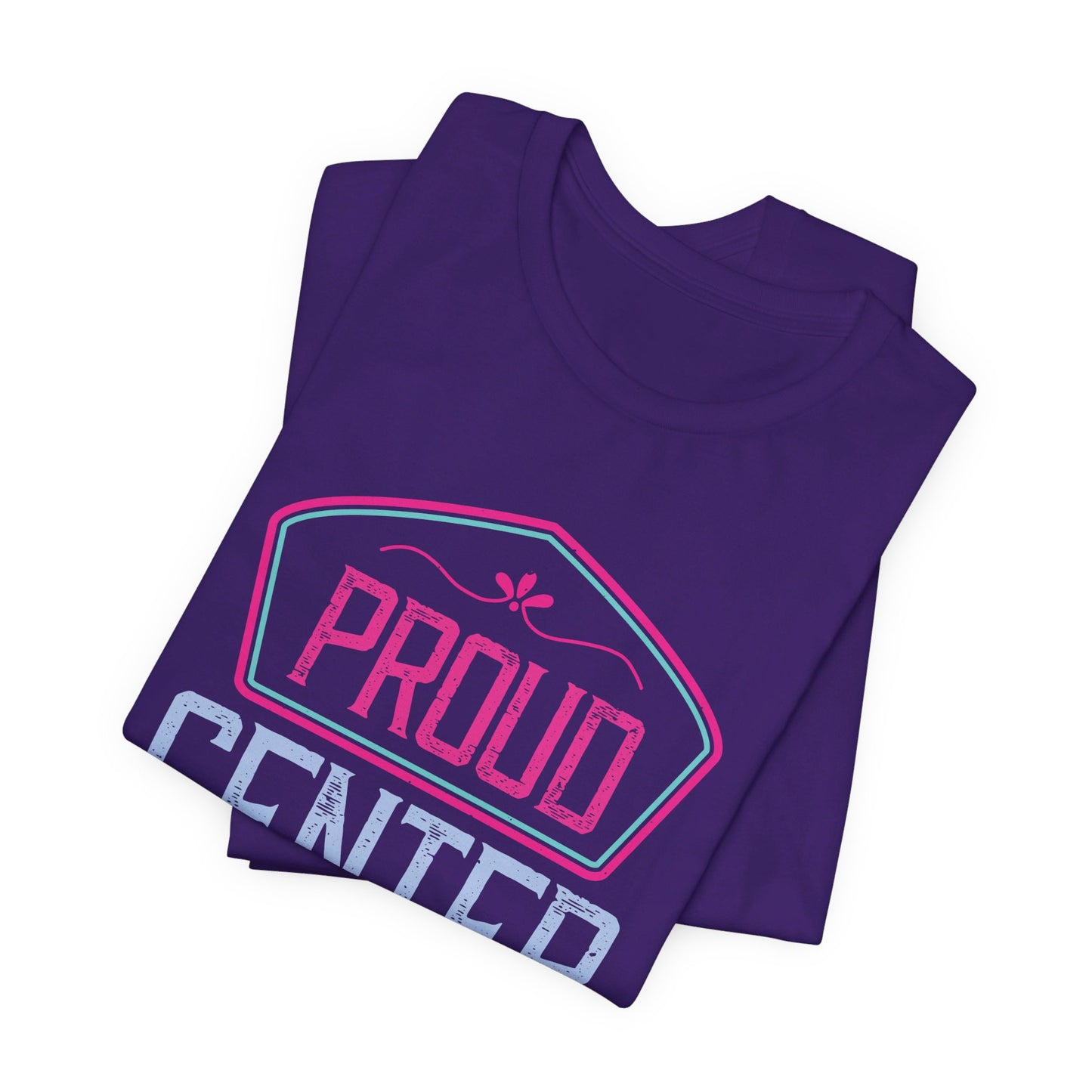 Proud Center Mom - Unisex Jersey Short Sleeve Tee