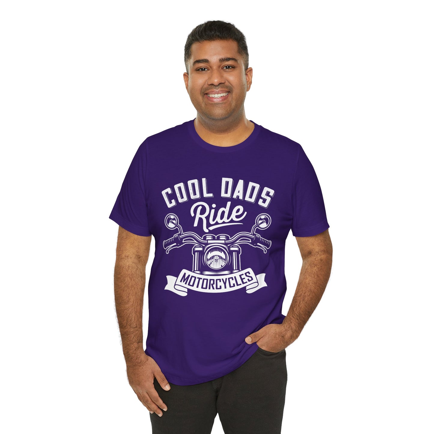 Cool Dads Ride Motorcycles - Unisex Jersey Short Sleeve Tee - 13700