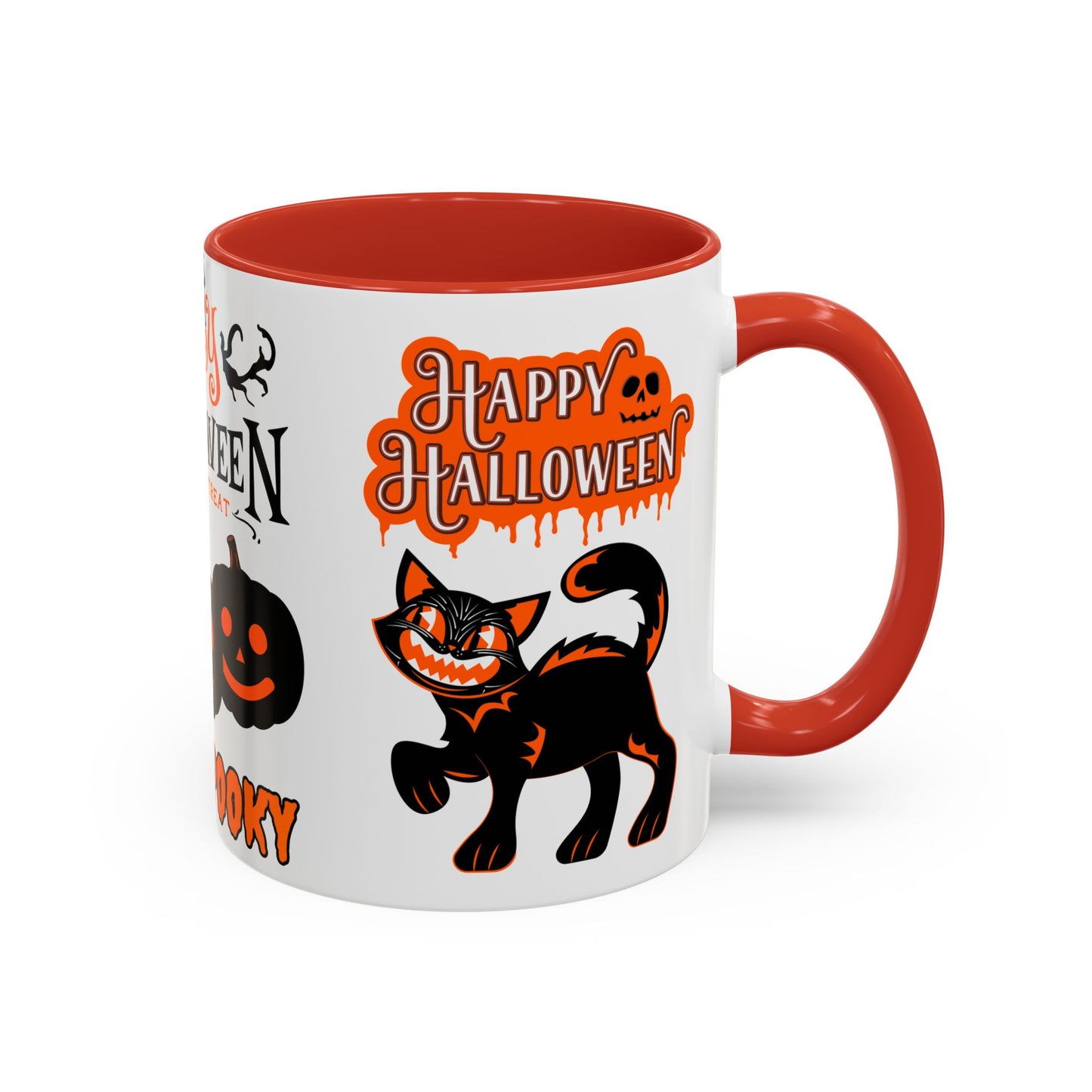 Happy Halloween, Stay Spooky - Accent Coffee Mug (11, 15oz)