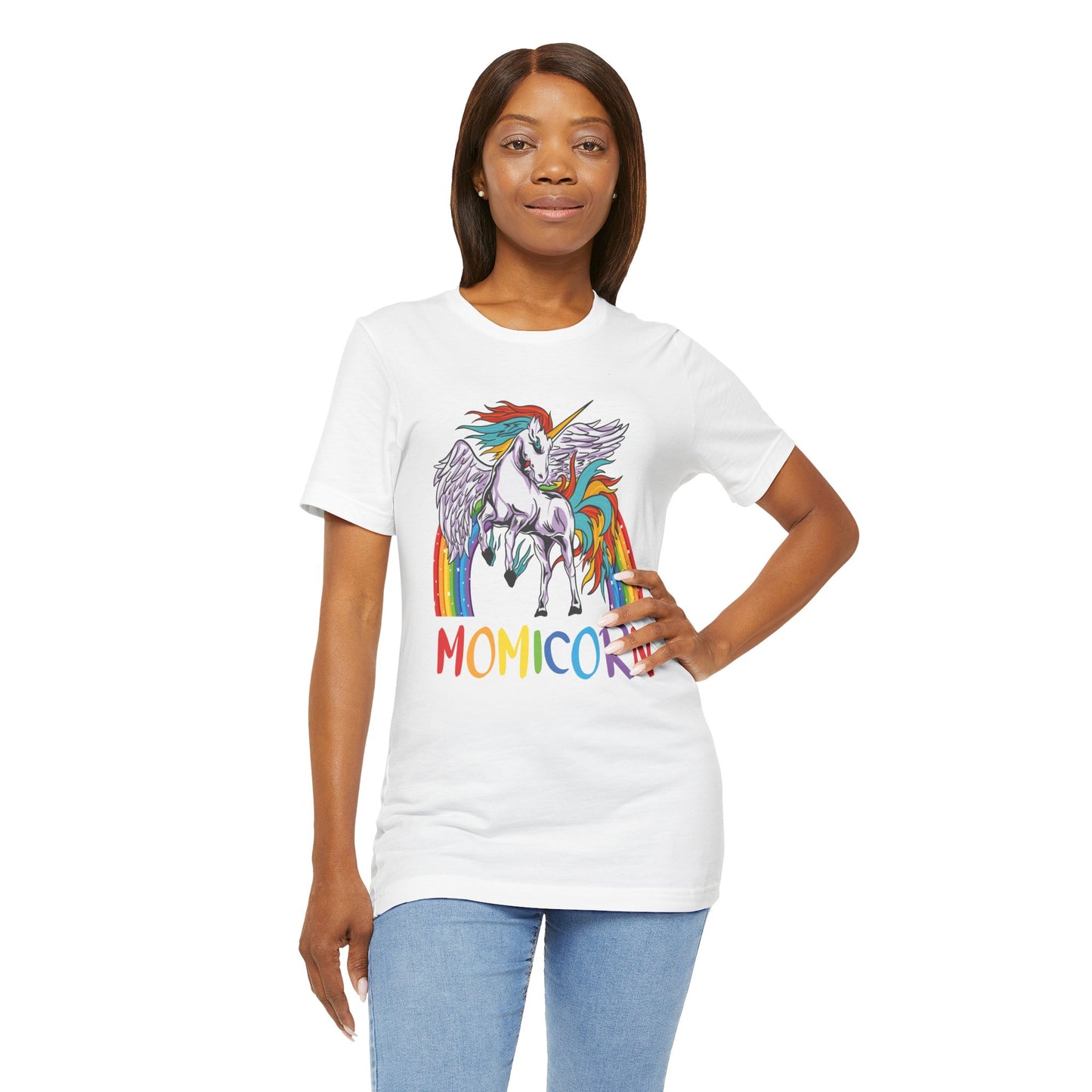 Momicorn - Unisex Jersey Short Sleeve Tee - 13065