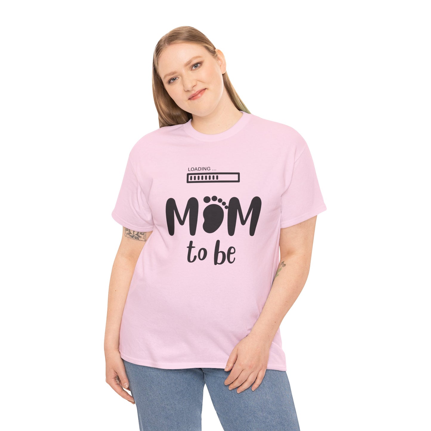 Mom to Be Shirt – Pregnancy Announcement Gift Tee with Loading Bar - 14879