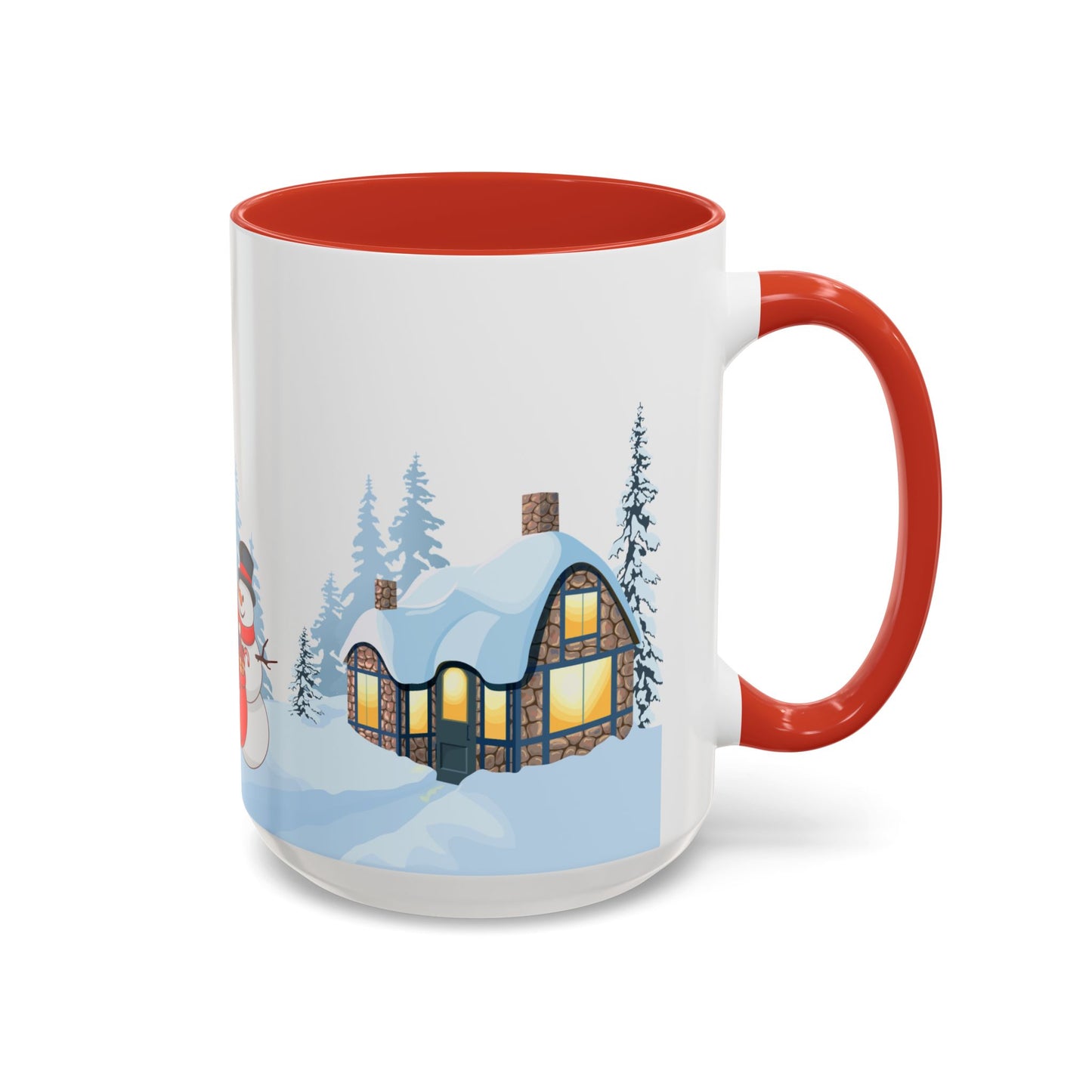 Outdoor Christmas Party - Accent Coffee Mug (11, 15oz) - 10454