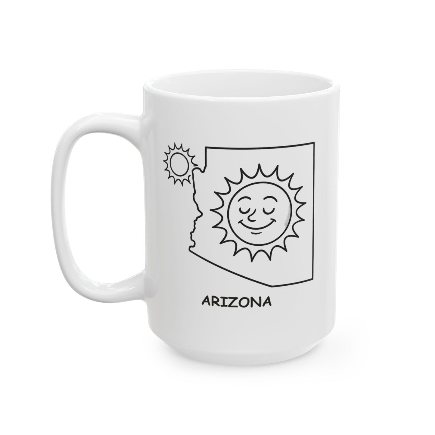 "Arizona: Home of the endless summer." Ceramic Mug - 13155