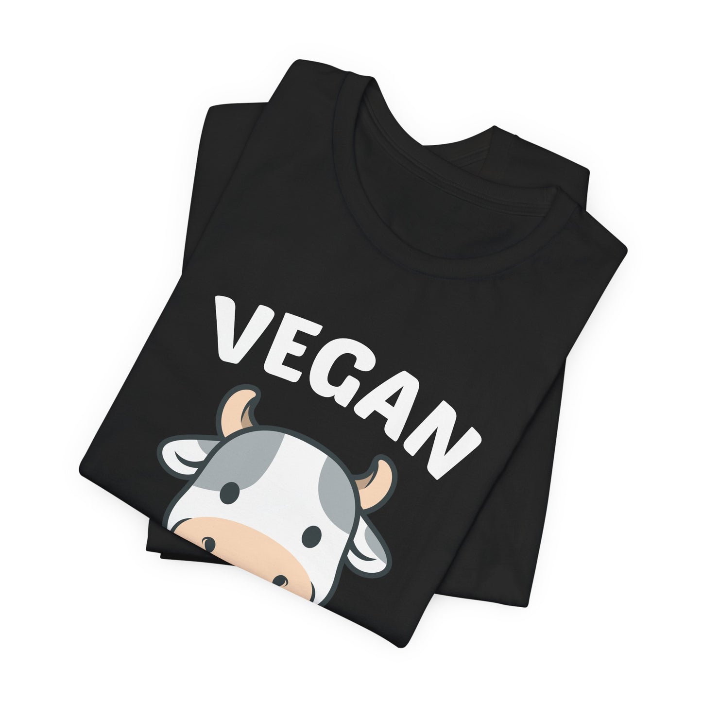 Vegan Because I Love Animals - Unisex Jersey Short Sleeve Tee