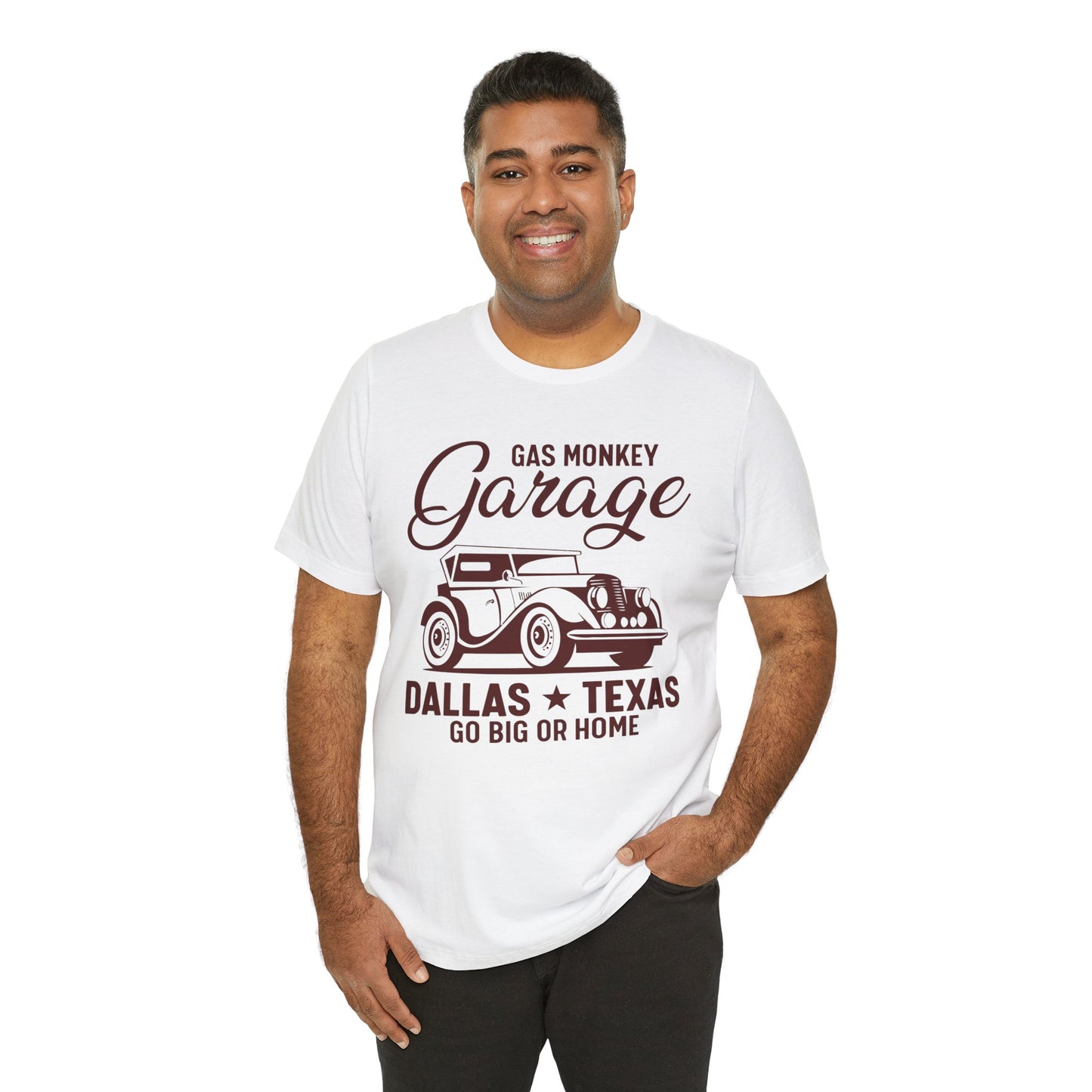 Gas Monkey Garage, Go Big or Home - Unisex Jersey Short Sleeve Tee - 13034