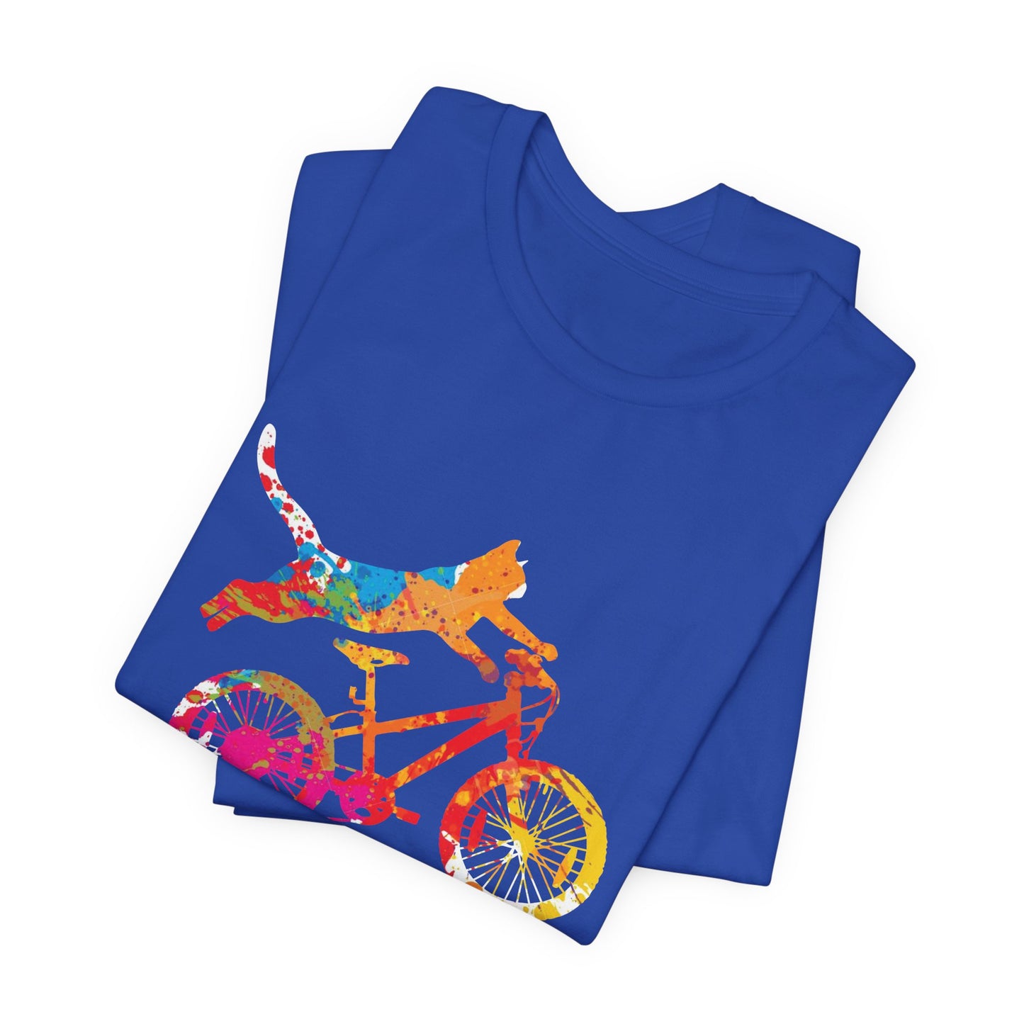 Bicycle:  Purrfect Ride - Unisex Jersey Short Sleeve Tee