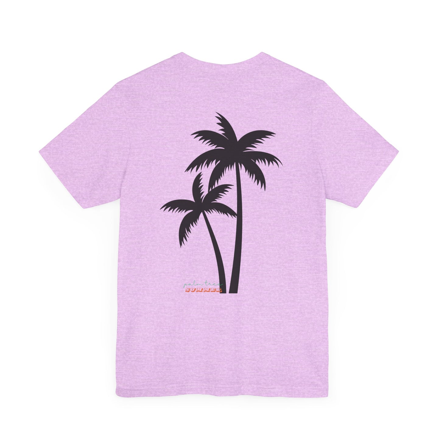 Summer, Palm Tree - Unisex Jersey Short Sleeve Tee