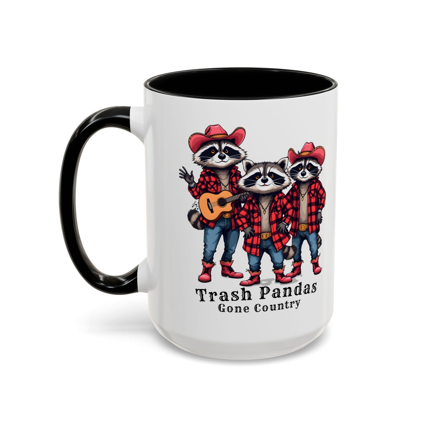 Trash Pandas Gone Country Mug – Funny Raccoon Band Coffee Mug Gift - 14860