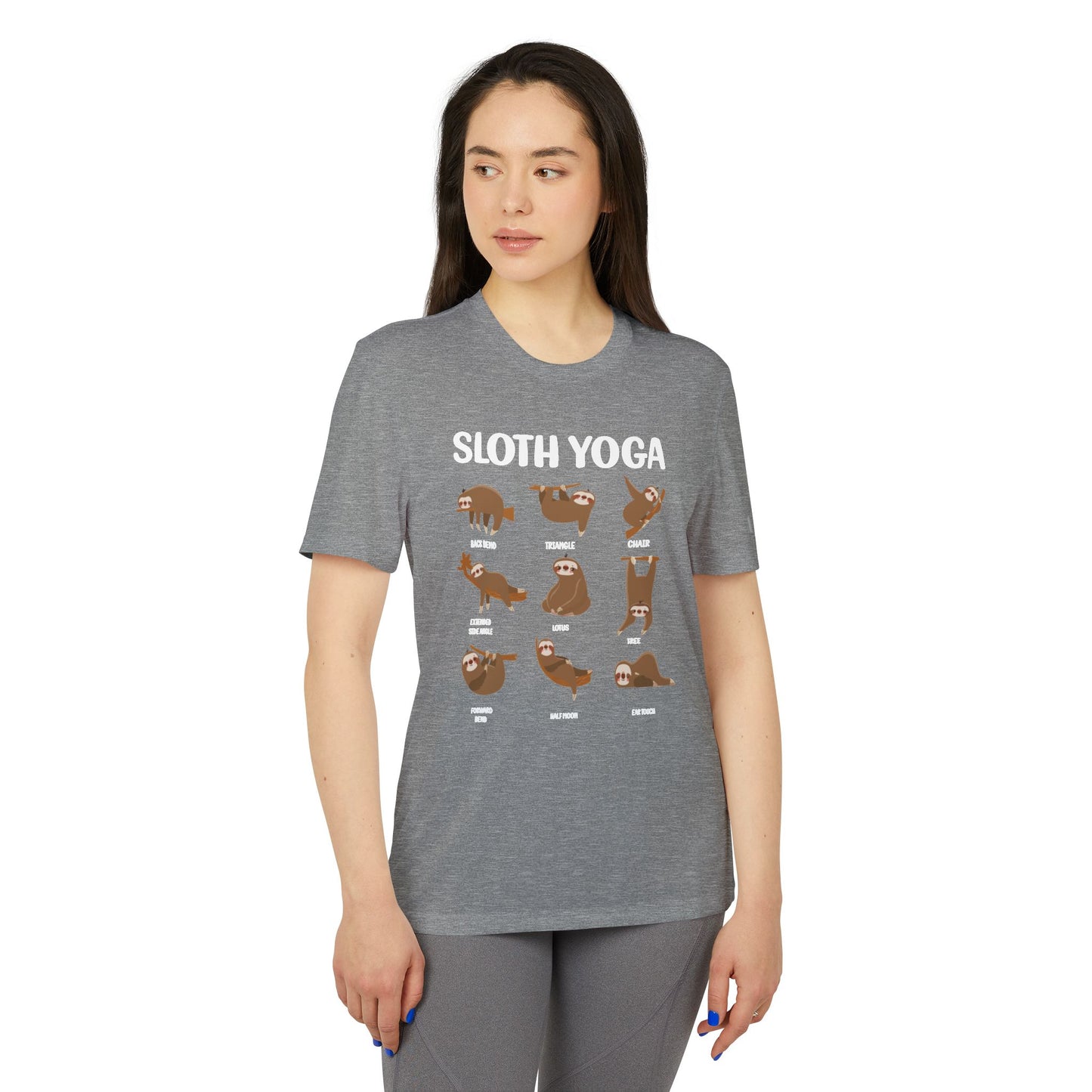 Sloth Yoga - Adidas Unisex Sport T-shirt - 12219