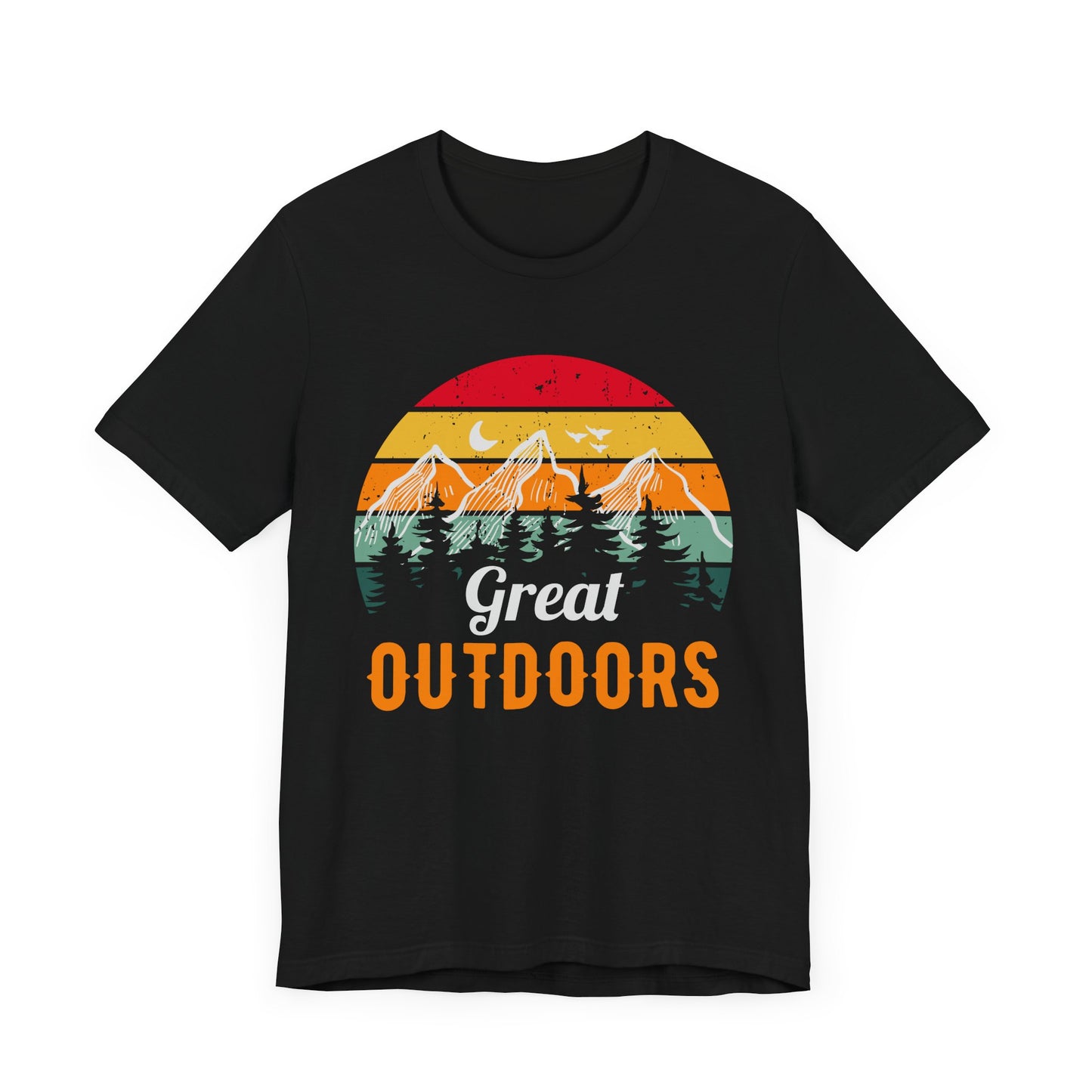 Camping: Great Outdoors - Unisex Jersey Short Sleeve Tee - 12639
