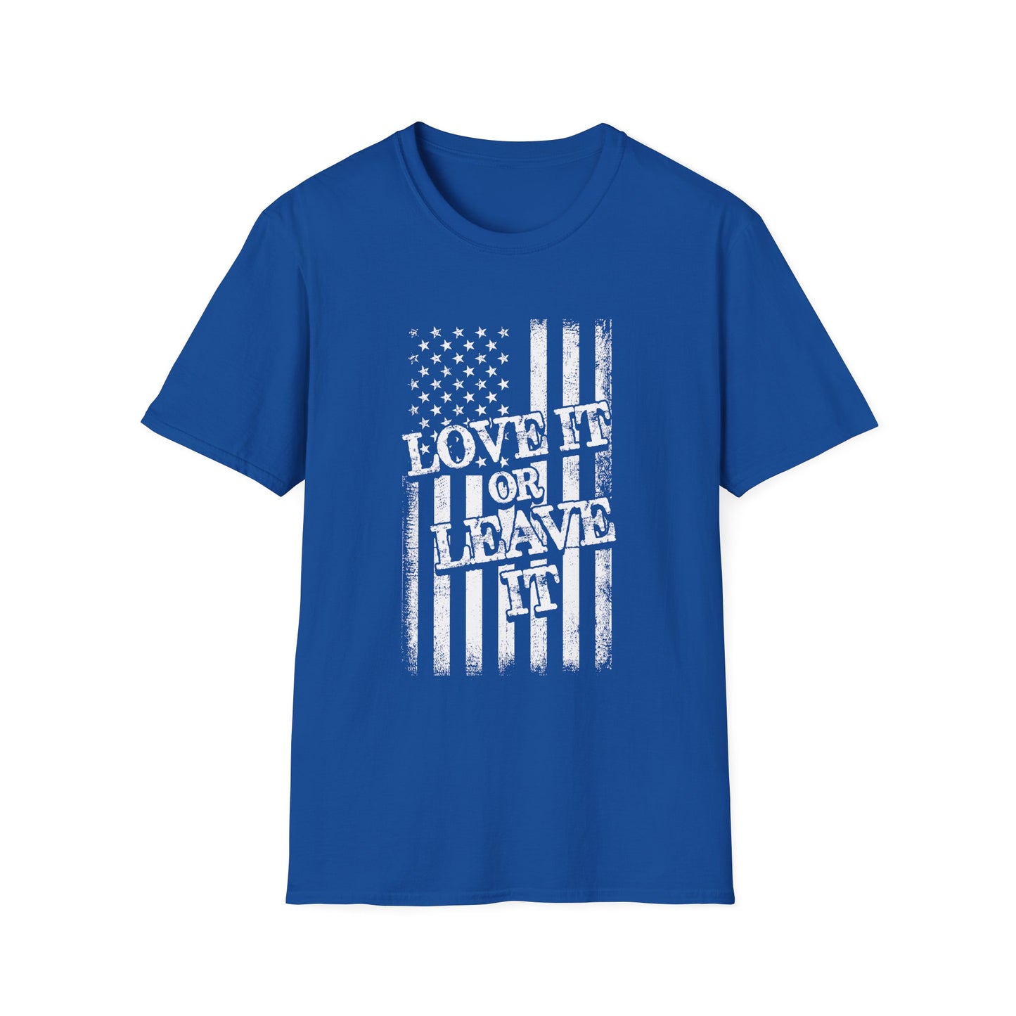 Patriotic T-Shirt: Love It or Leave It, Unisex Tee for Independence Day, Casual Wear, Gift for Veterans, Everyday Comfort - 13520