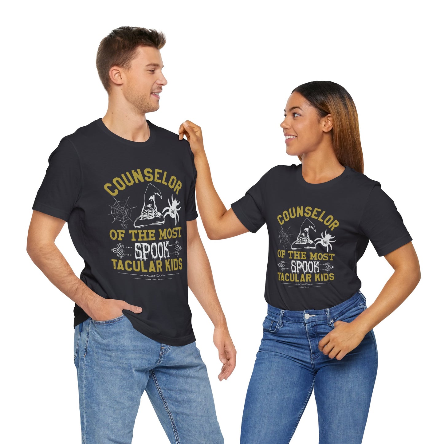 Halloween: counselor of the Most Spook-Tacular Kids - Unisex Jersey Short Sleeve Tee