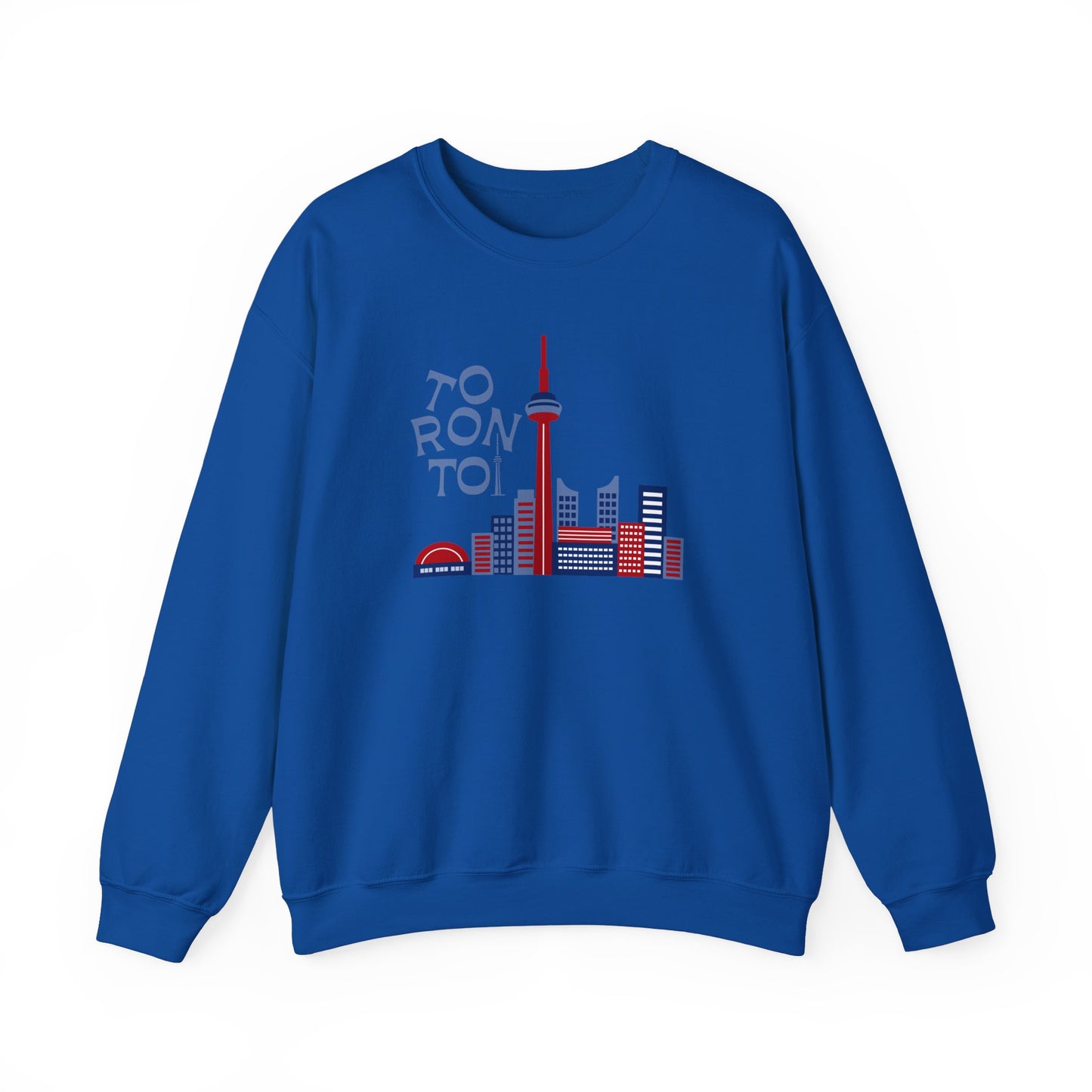 Toronto Skyline Unisex Crewneck Sweatshirt - Cozy Graphic Pullover - 12125