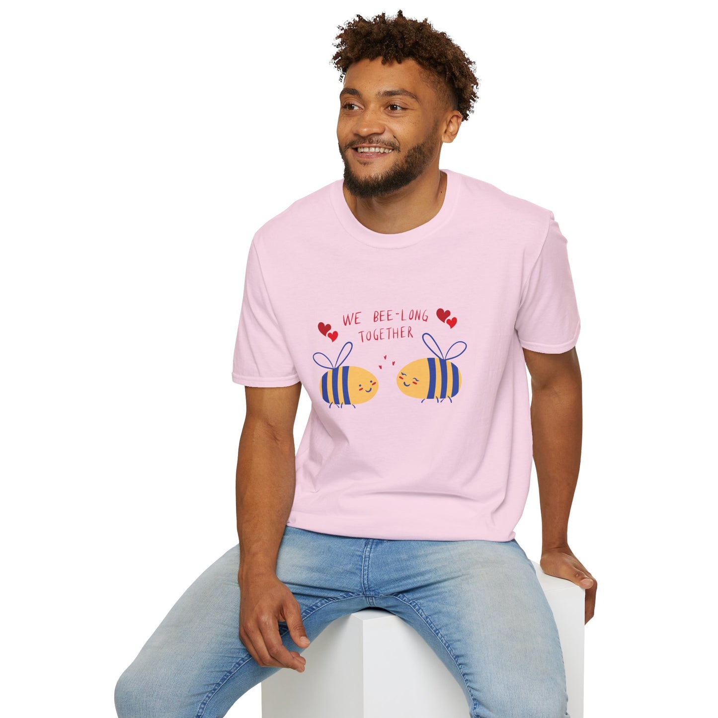 Bees, We Bee-long Together - Unisex Softstyle T-Shirt - 11361