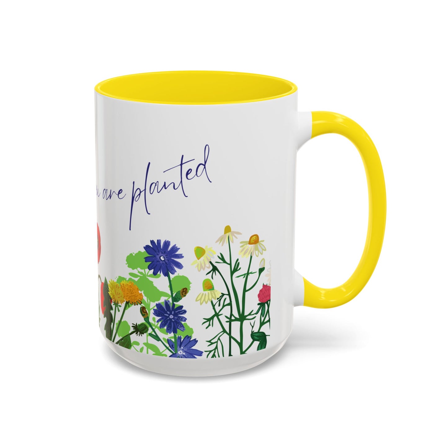 Bloom Where You Are Planted - Accent Coffee Mug (11, 15oz) - 10895