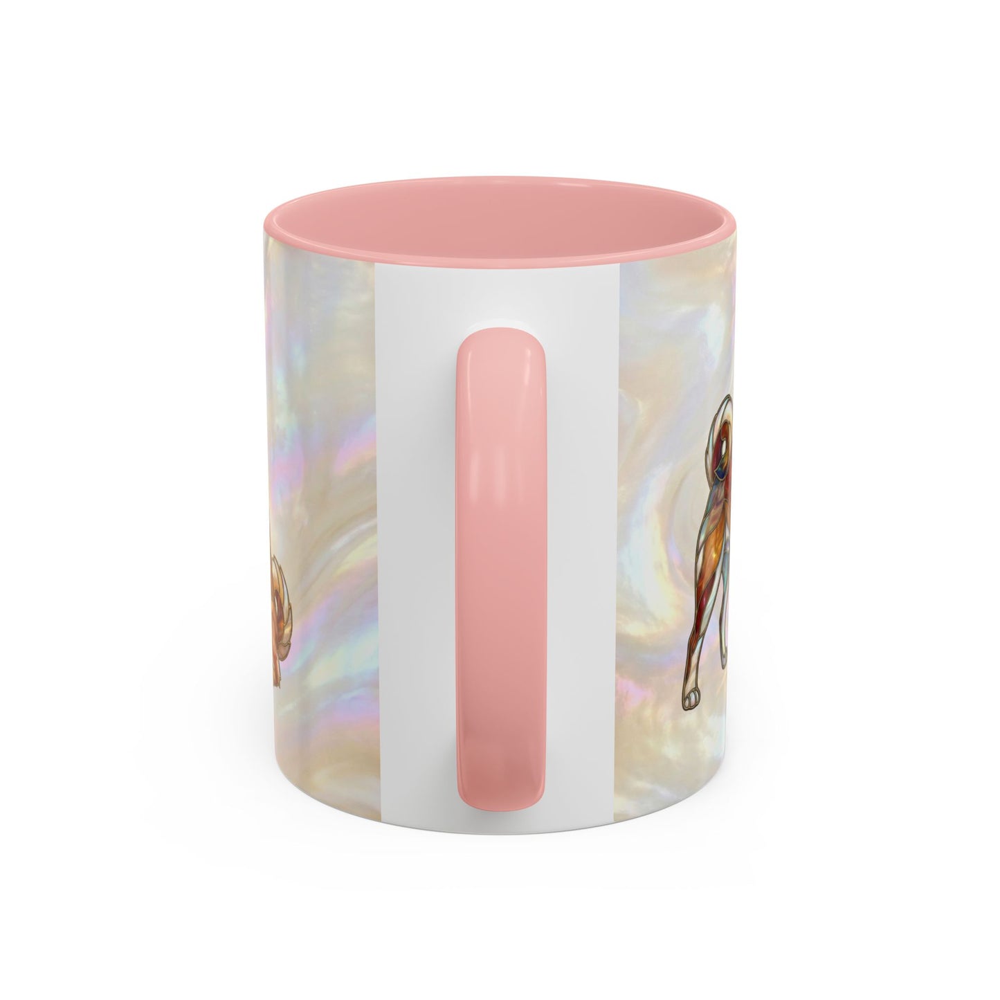 Shiba Inu Accent Coffee Mug – Stained Glass Design 11/15oz - 14646