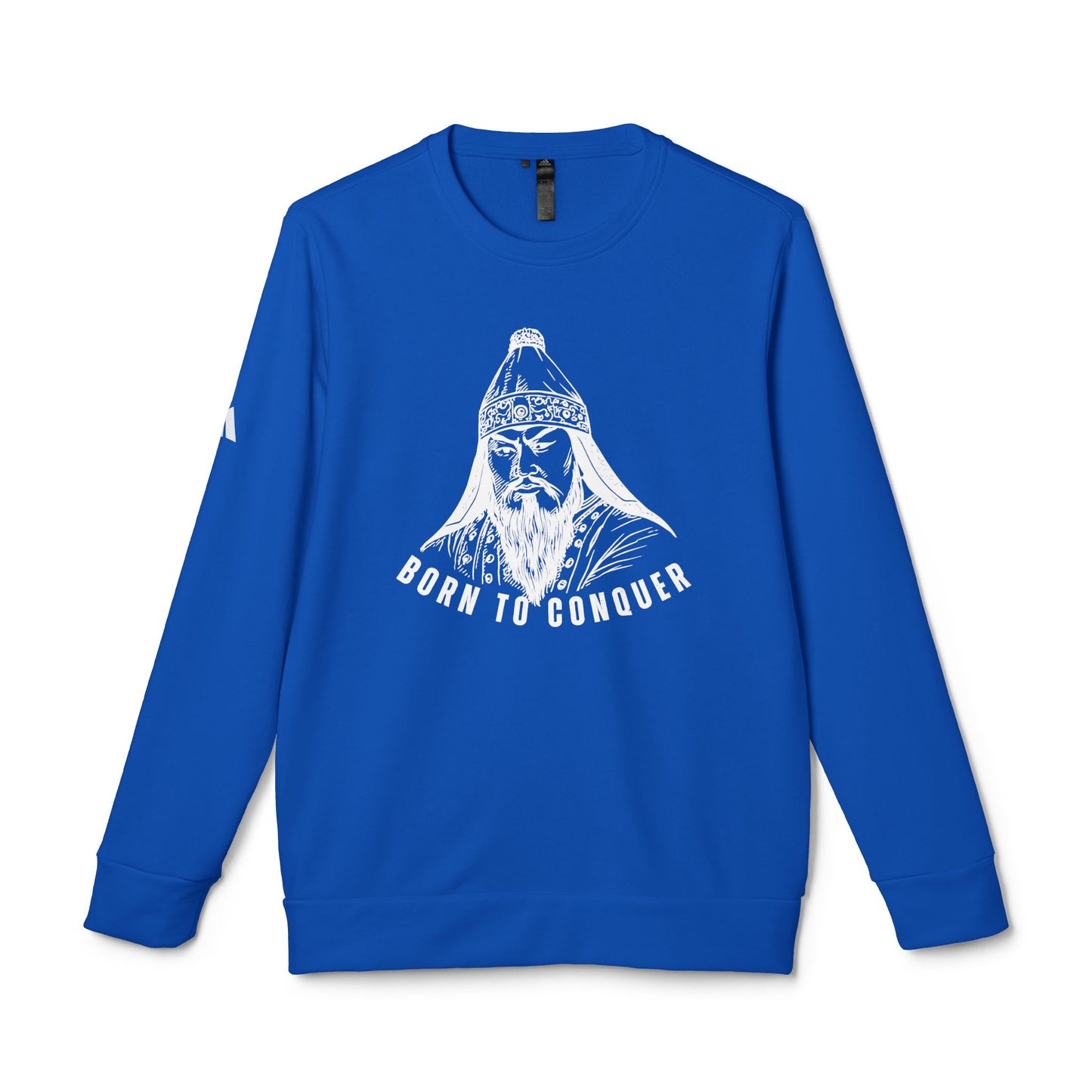 Mongolia: Chinggis Khan, Born To Conquer - Adidas Unisex Fleece Crewneck Sweatshirt - 10740