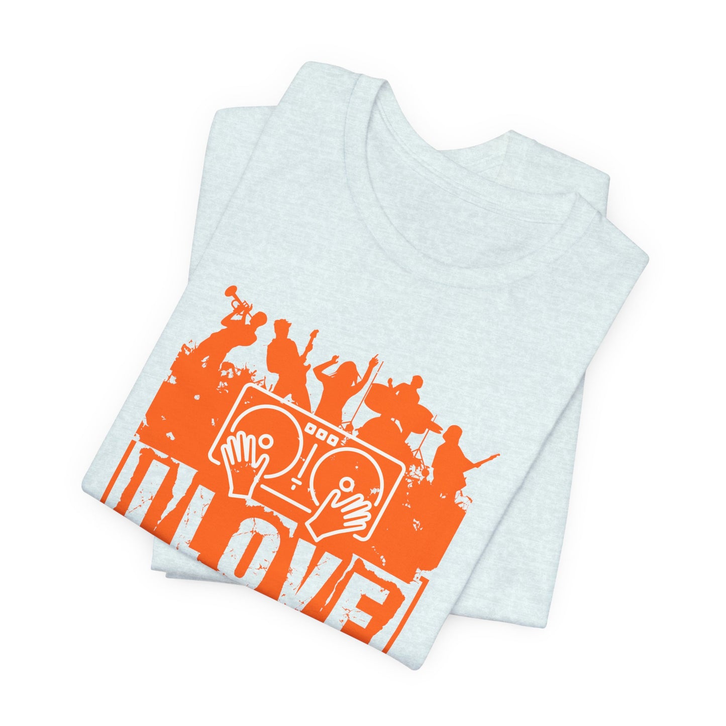 Music: I Love DJ - Unisex Jersey Short Sleeve Tee