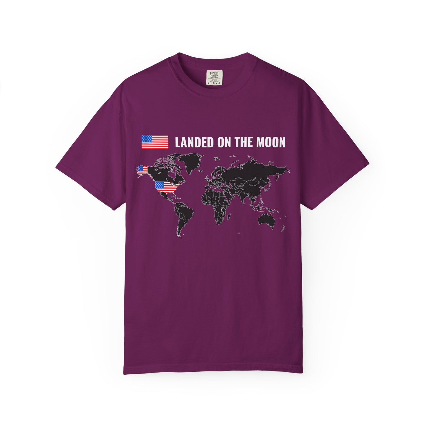USA, Moon Landing Unisex T-Shirt | Vintage Space Vibe, July 4th - 13735
