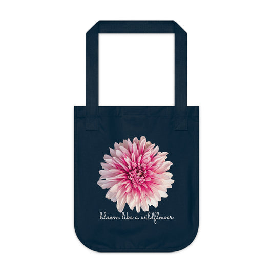 Organic Canvas Tote Bag | Wildflower Lovers