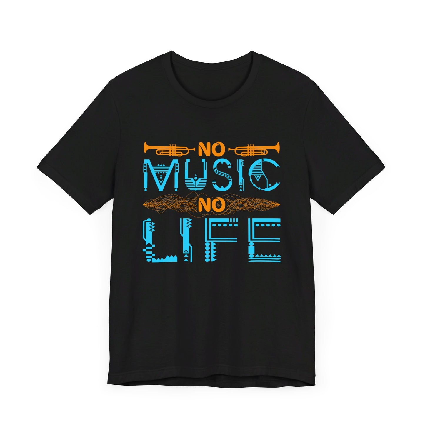 No Music No Life - Unisex Jersey Short Sleeve Tee