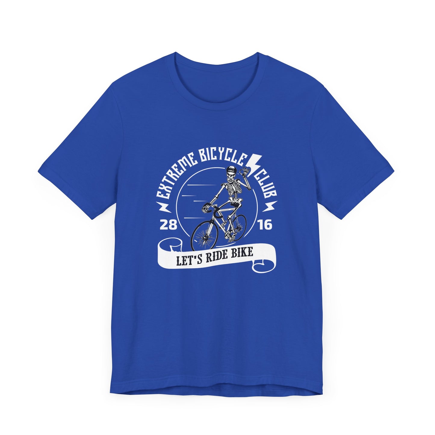 Extreme Bicycle Club, Let's Ride Bike - Unisex Jersey Short Sleeve Tee