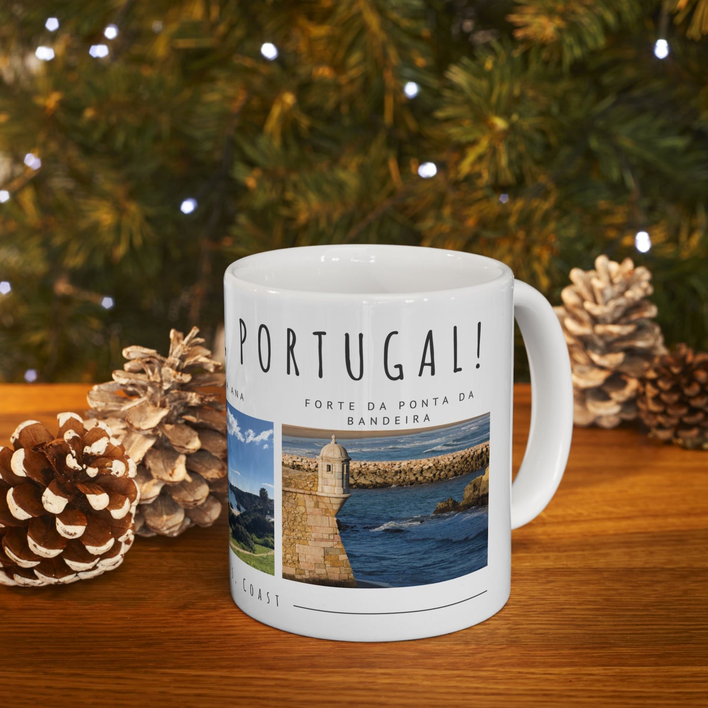 Hello, Lagos, Portugal Scenic Ceramic Mug - Perfect for Coffee Lovers - 12100