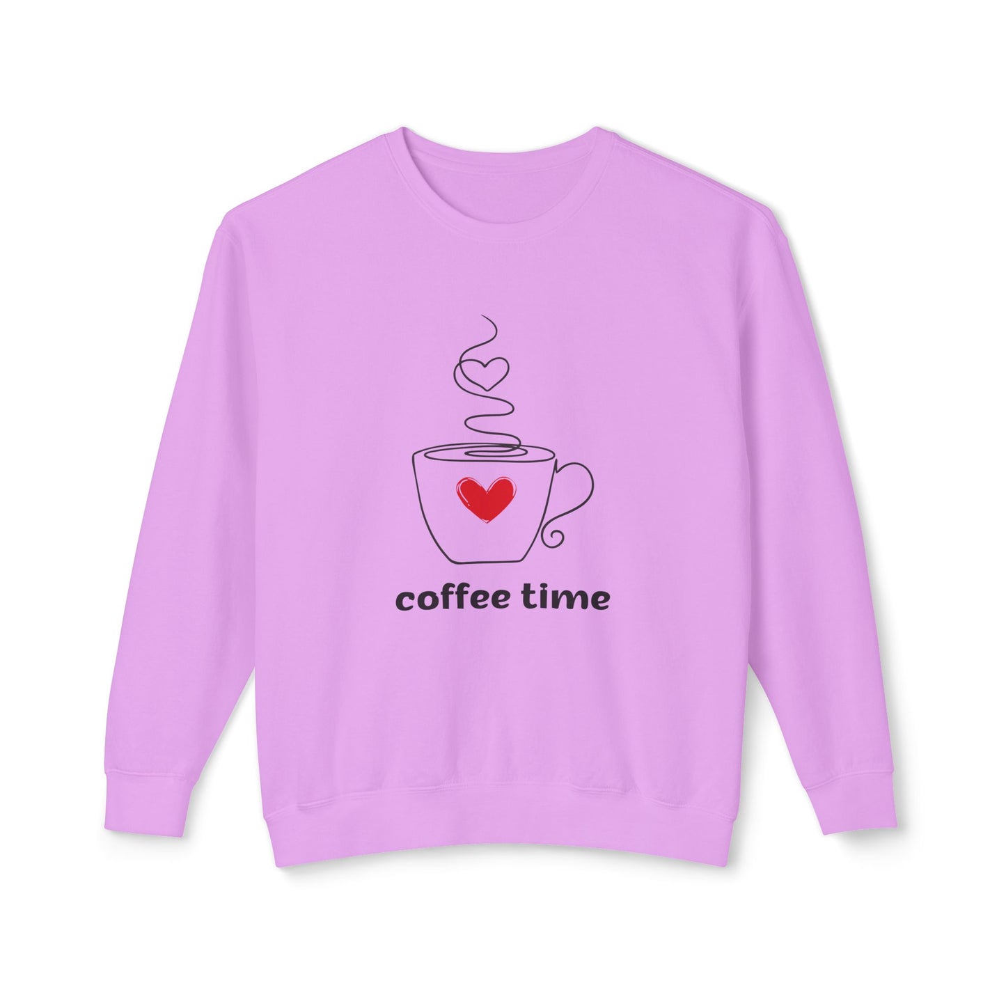 Coffee Time - Unisex Lightweight Crewneck Sweatshirt - 11323