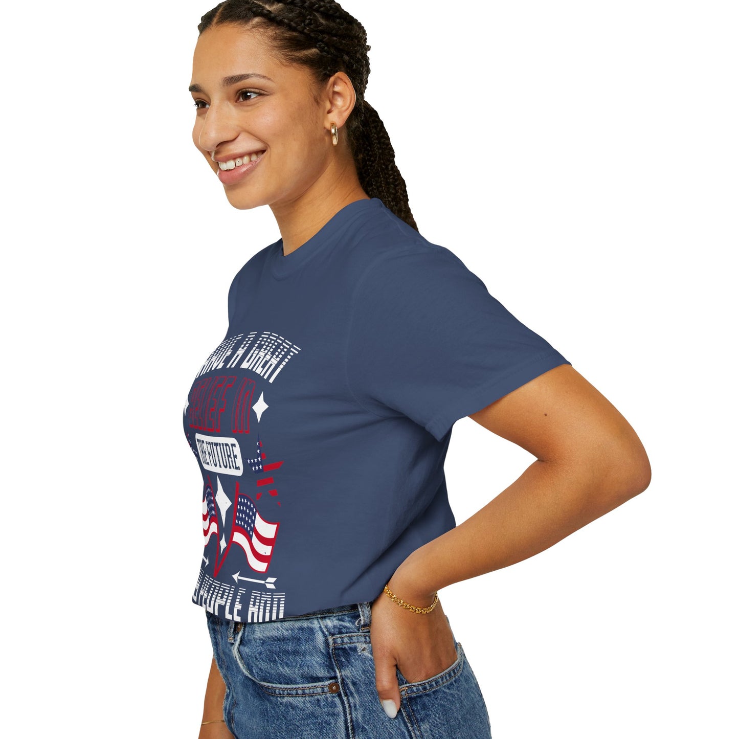 "I have a great belief in the future of my people and my country" Garment-Dyed T-shirt - 13821
