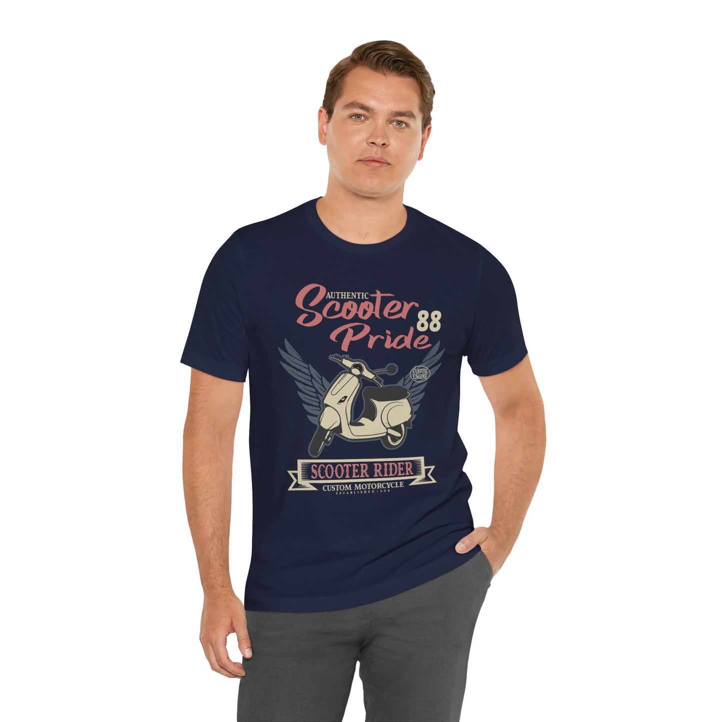 Authentic Scooter Pride - Unisex Jersey Short Sleeve Tee - 13300