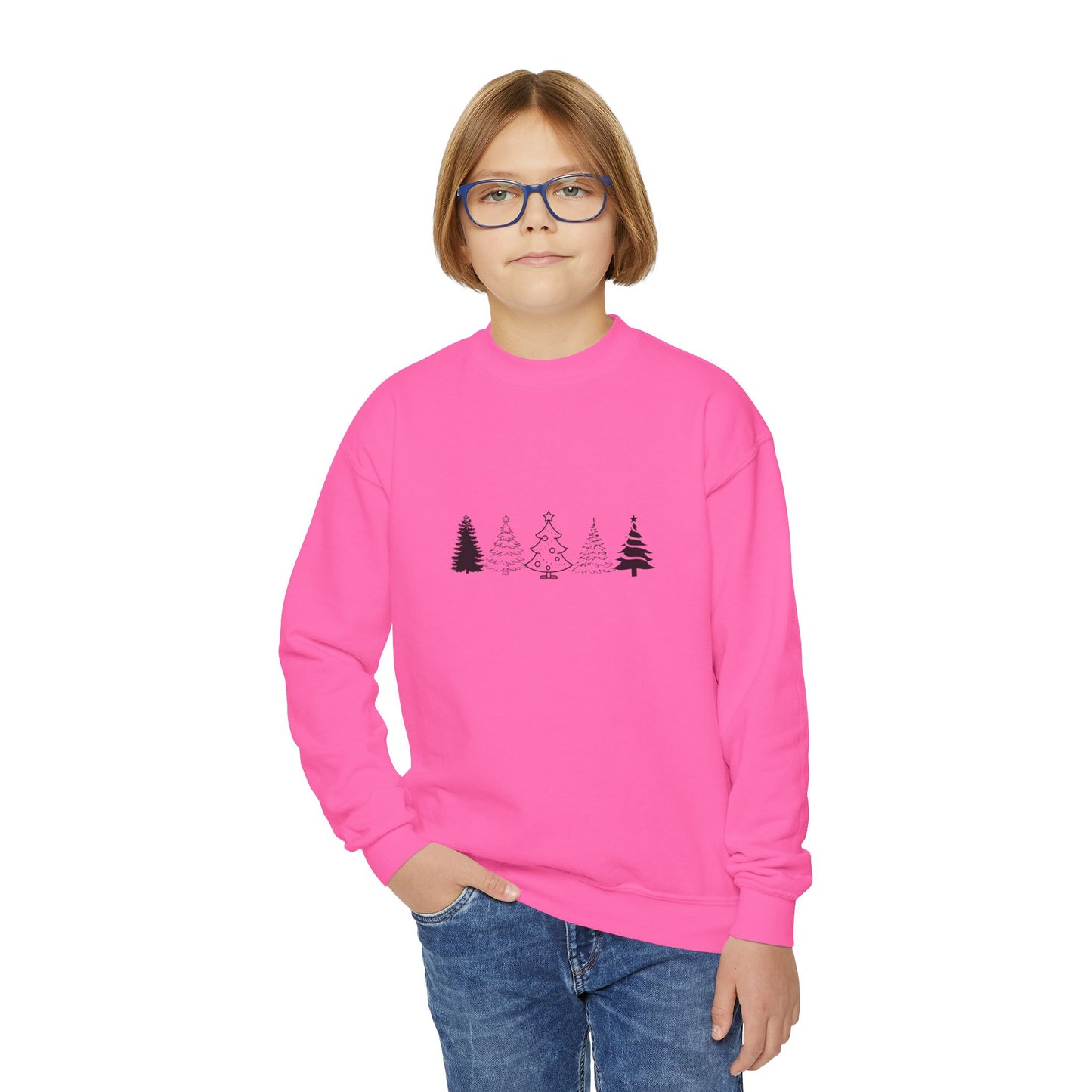 Christmas Trees - Youth Crewneck Sweatshirt